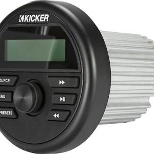 Kicker Marine KMC2 Multimedia Gauge-Style Receiver BT