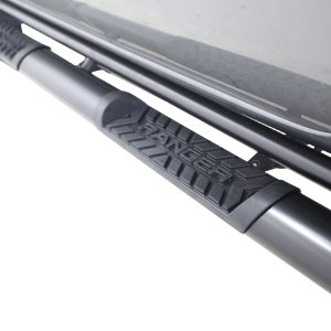 Ford Ranger T6 Side Steps Single Cab Black