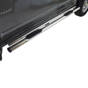 Steed 5 & 5E Double Tube Oval Side Steps Stainless