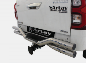 Toyota Hilux Rear Step Stainless Steel