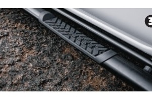 Nissan Navara D23 Facelift Side Steps DCab Black