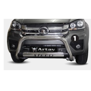 GWM Steed 5 Facelift Nudge Bar Stainless