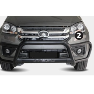 GWM Steed 5 Facelift Tri Bumper Black